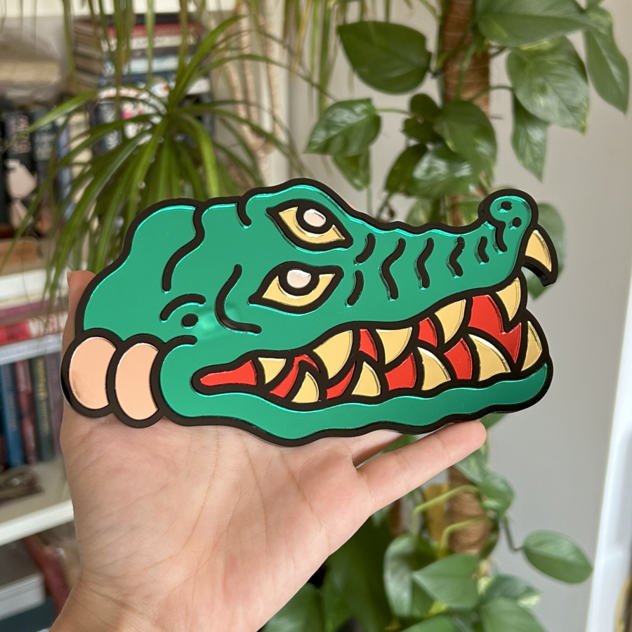 Pieza decorativa - Cocodrilo