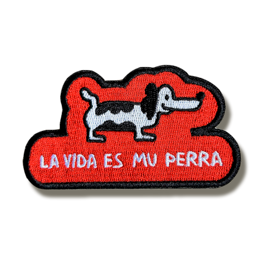 Parche termoadhesivo "La vida es mu perra"