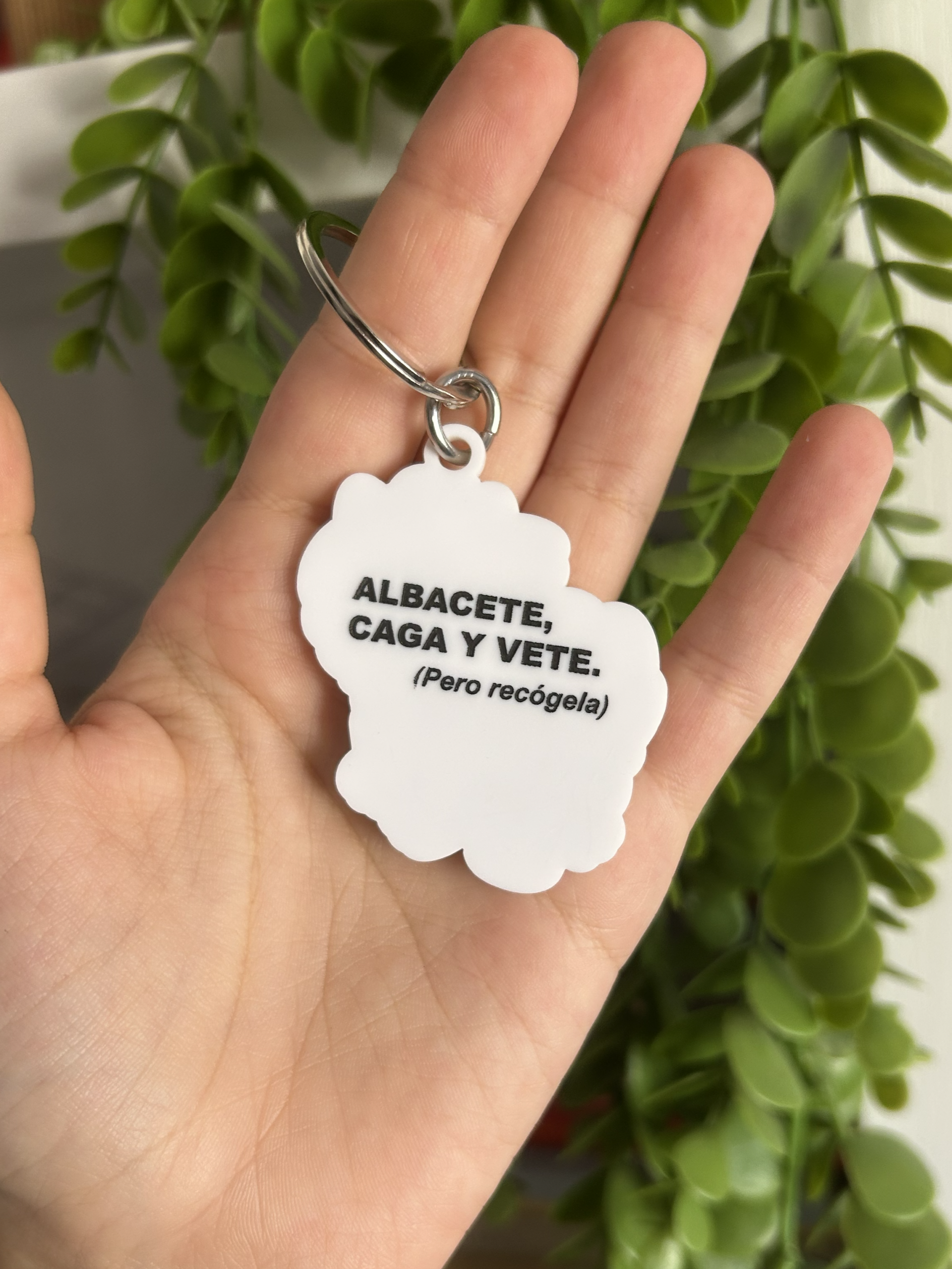 Llavero "Albacete, caga y vete" 💩 - Imagen 2